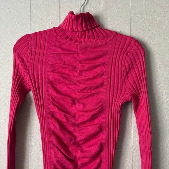 It's Our Time Turtleneck Sweater Small Y2K Early 2000s Barbiecore Girly Preppy - Picture 3 of 12